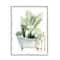 Stupell Industries Various Plants Greenery Vintage Tub Framed Giclee Art